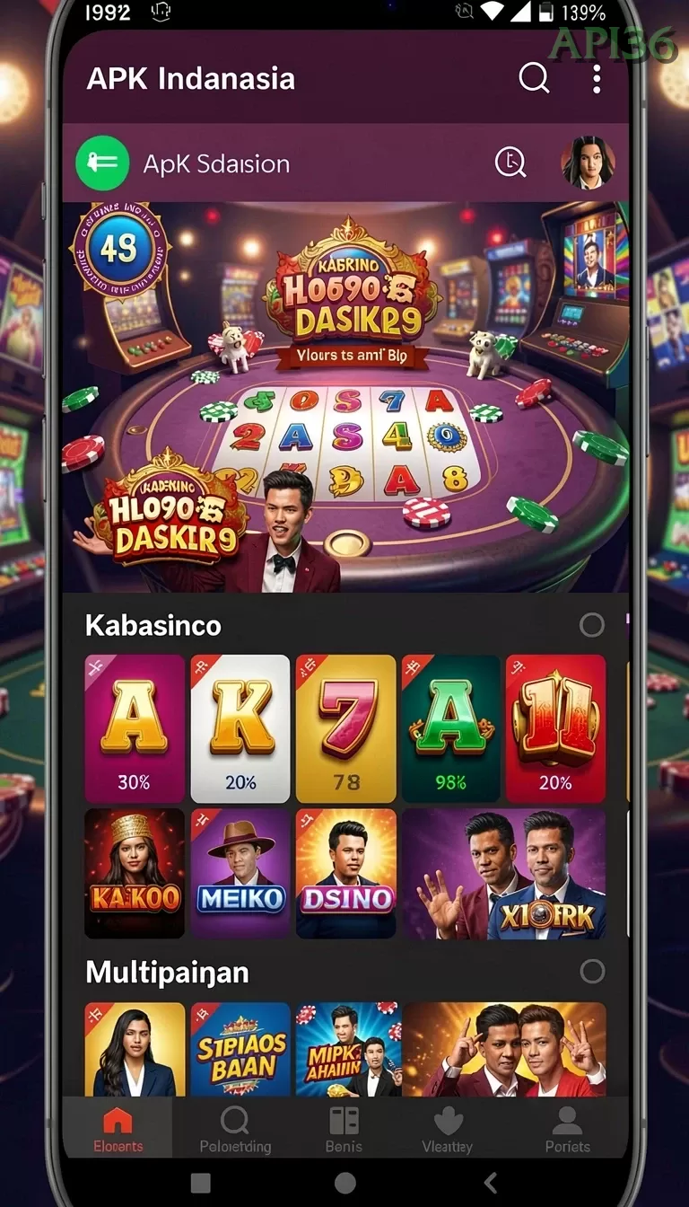 Cuplikan layar DESABET — aktivitas